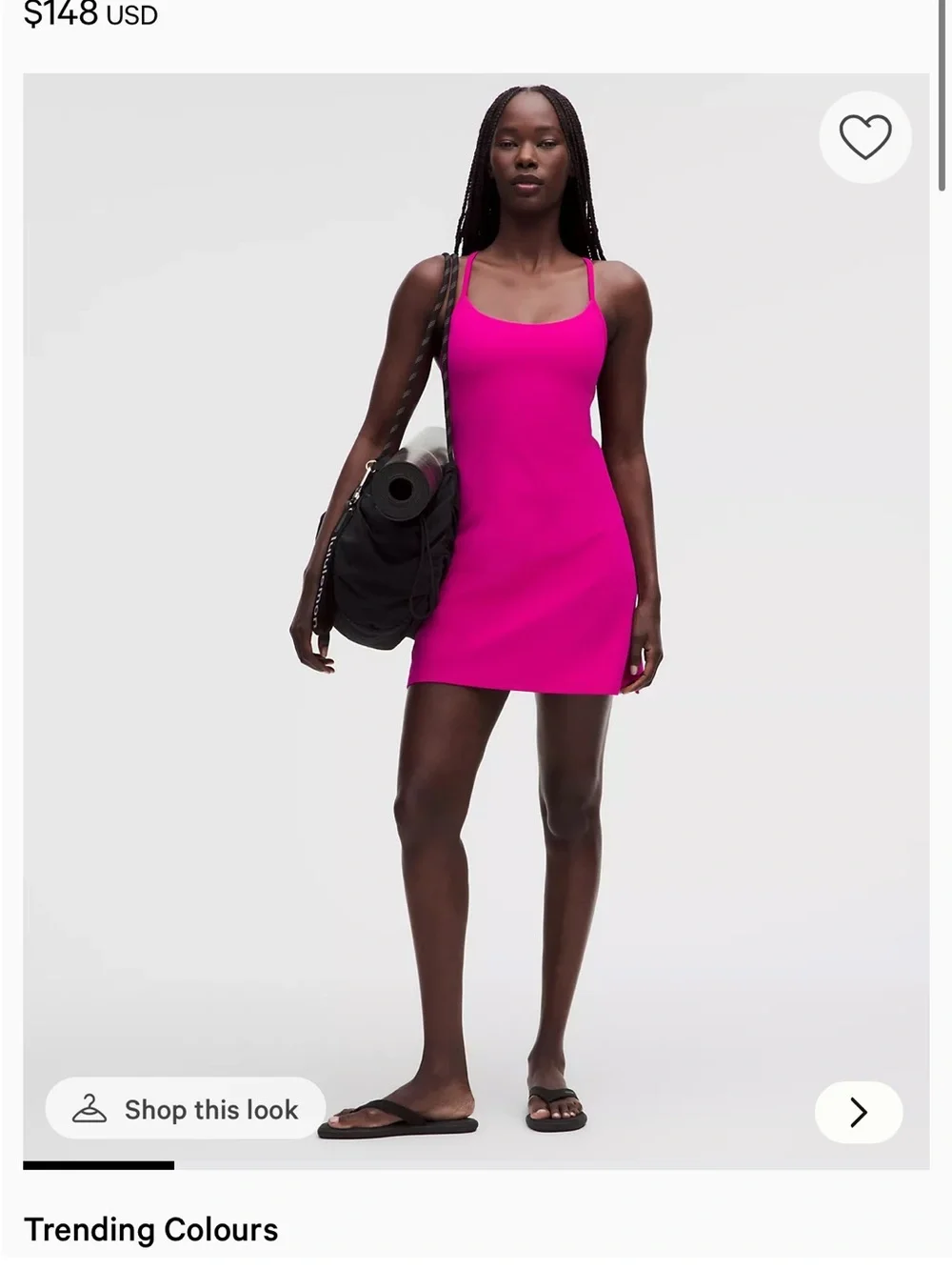 lululemon NWT Flow Y Dress B/C
